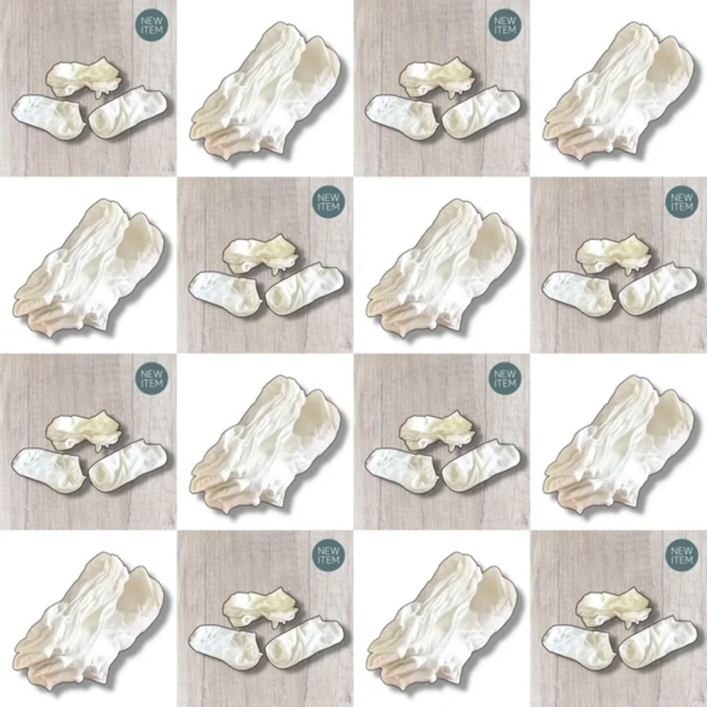 SALE! 60Pack NEW Men's White Ankle Socks (One Size / Unisex)